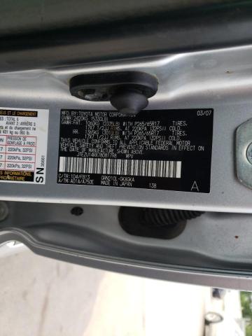 Photo 10 from auction – 2007 TOYOTA 4RUNNER SR with VIN JTEZU14RX78081798