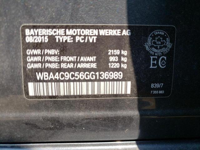 Photo 10 from auction – 2016 BMW 428 XI GRA with VIN WBA4C9C56GG136989