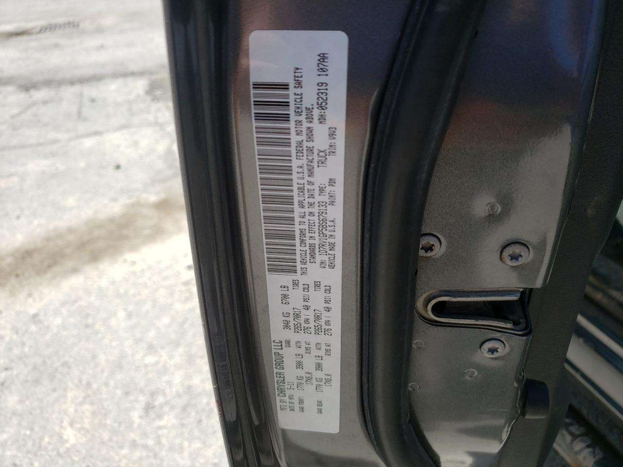 Photo 10 from auction – 2011 DODGE RAM 1500 with VIN 1D7RV1GP5BS679133
