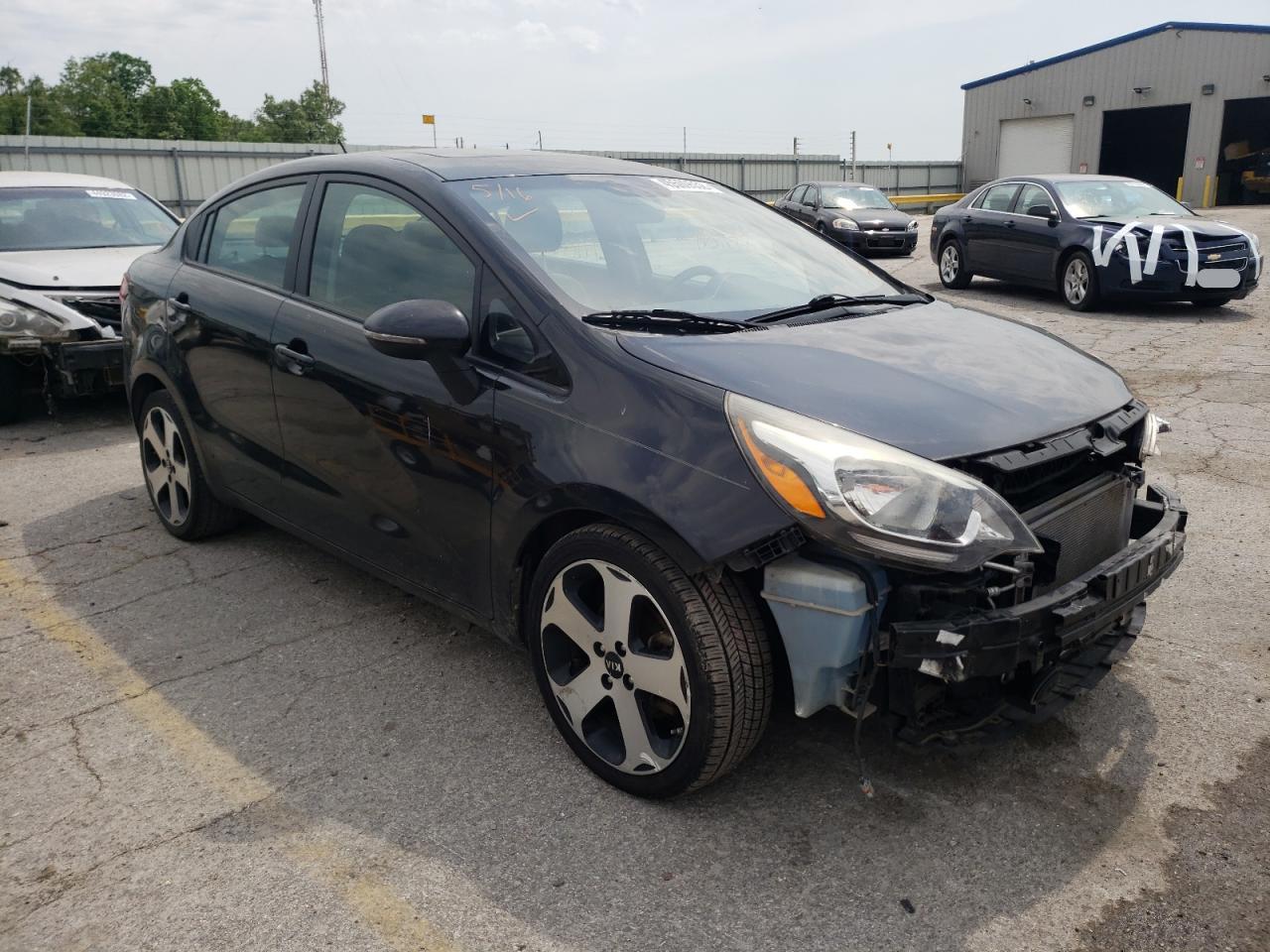 KIA RIO EX 2012 with VIN KNADN4A34C6045590 - Photo from auction