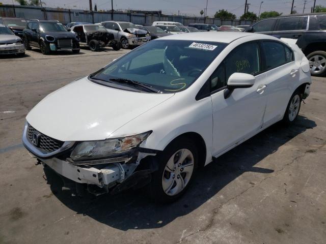 Photo 2 from auction – 2014 HONDA CIVIC LX with VIN 19XFB2F57EE201864