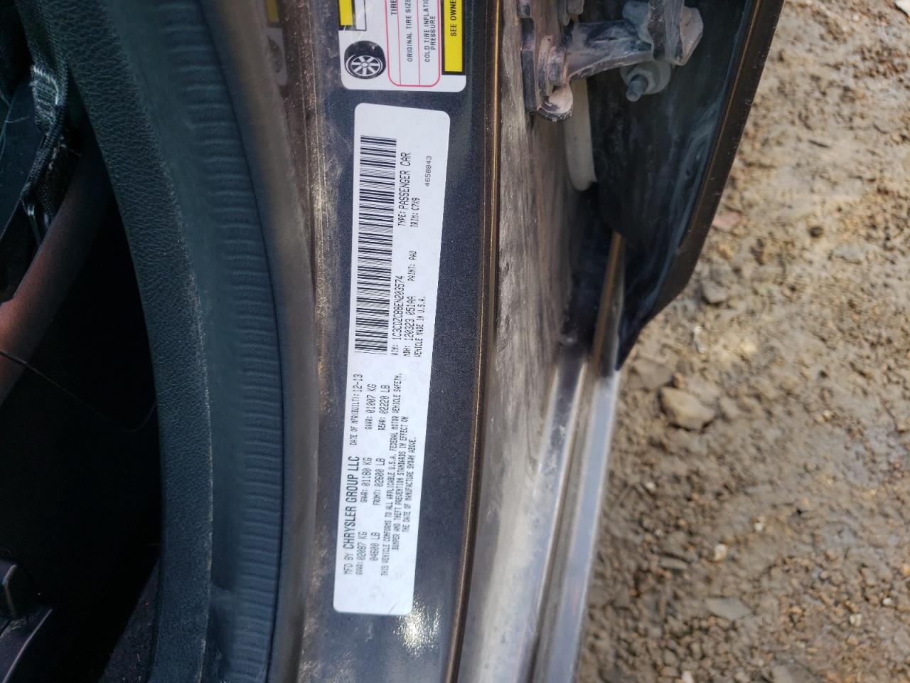 Photo 10 from auction – 2014 DODGE AVENGER SX with VIN 1C3CDZCB8EN203574