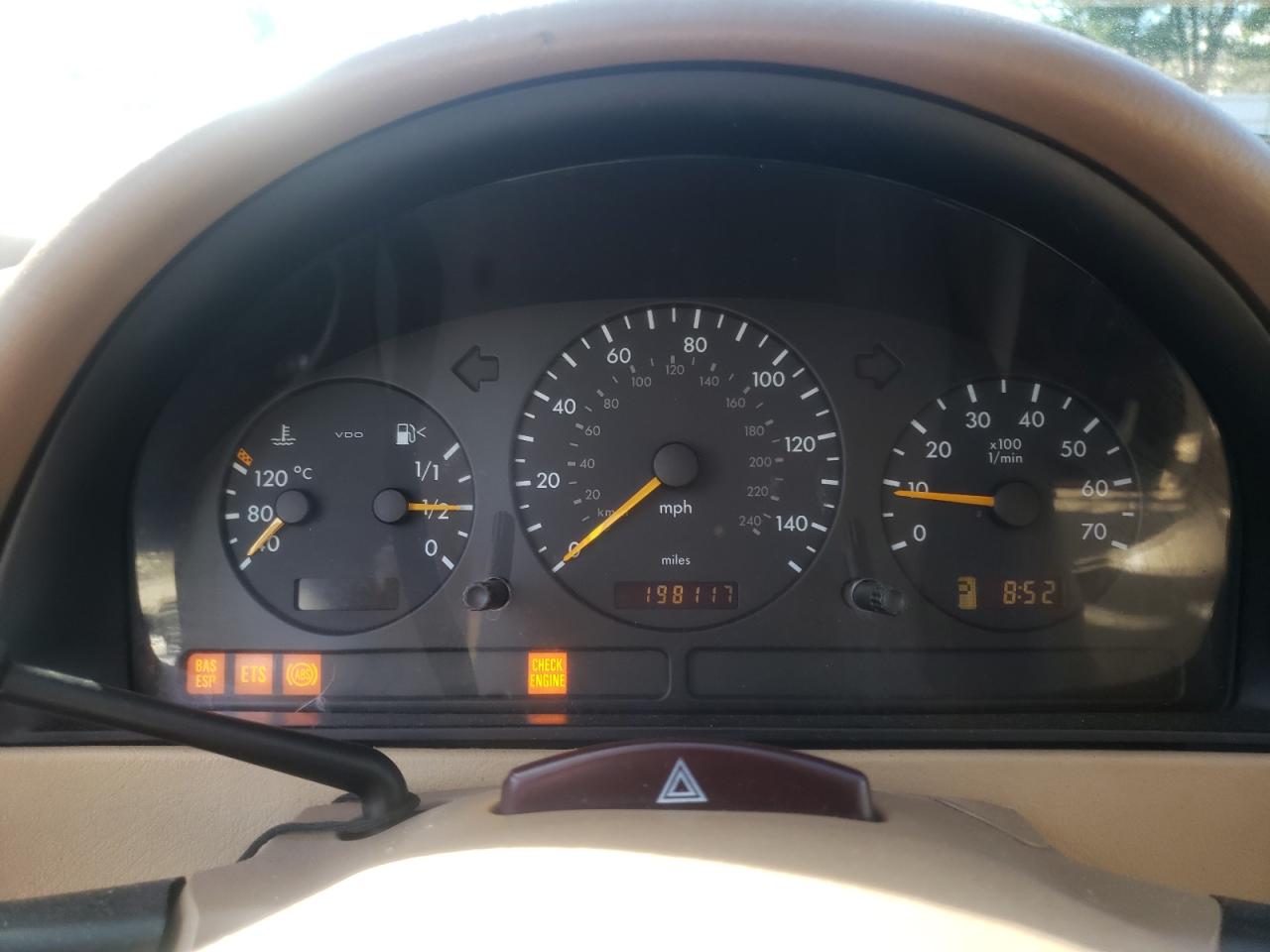 Photo 8 from auction – 2002 MERCEDES-BENZ ML 320 with VIN 4JGAB54E32A329785