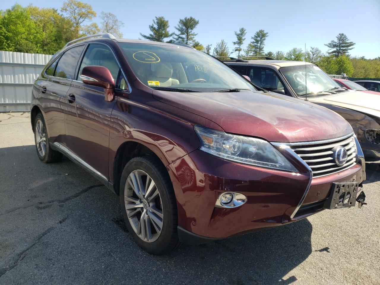 LEXUS RX 450H 2015 with VIN 2T2BC1BA8FC008613 - Photo from auction