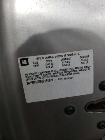 Photo 10 from auction – 2006 CHEVROLET IMPALA LT with VIN 2G1WT58K669134779