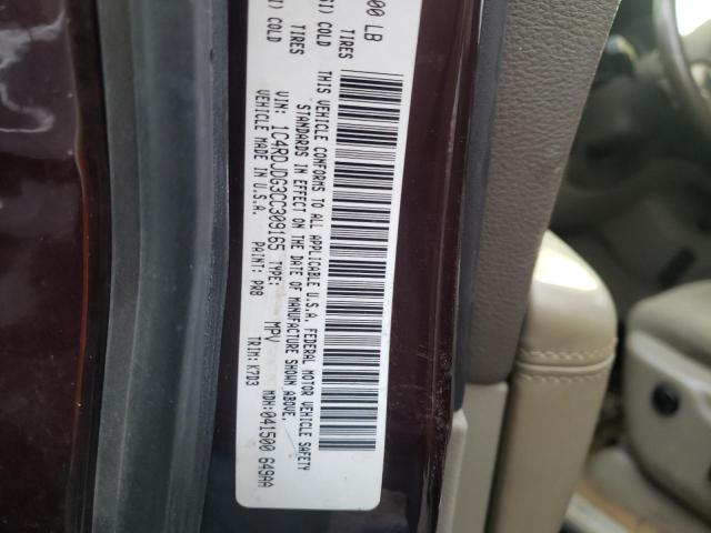 Photo 10 from auction – 2012 DODGE DURANGO CR with VIN 1C4RDJDG3CC309165