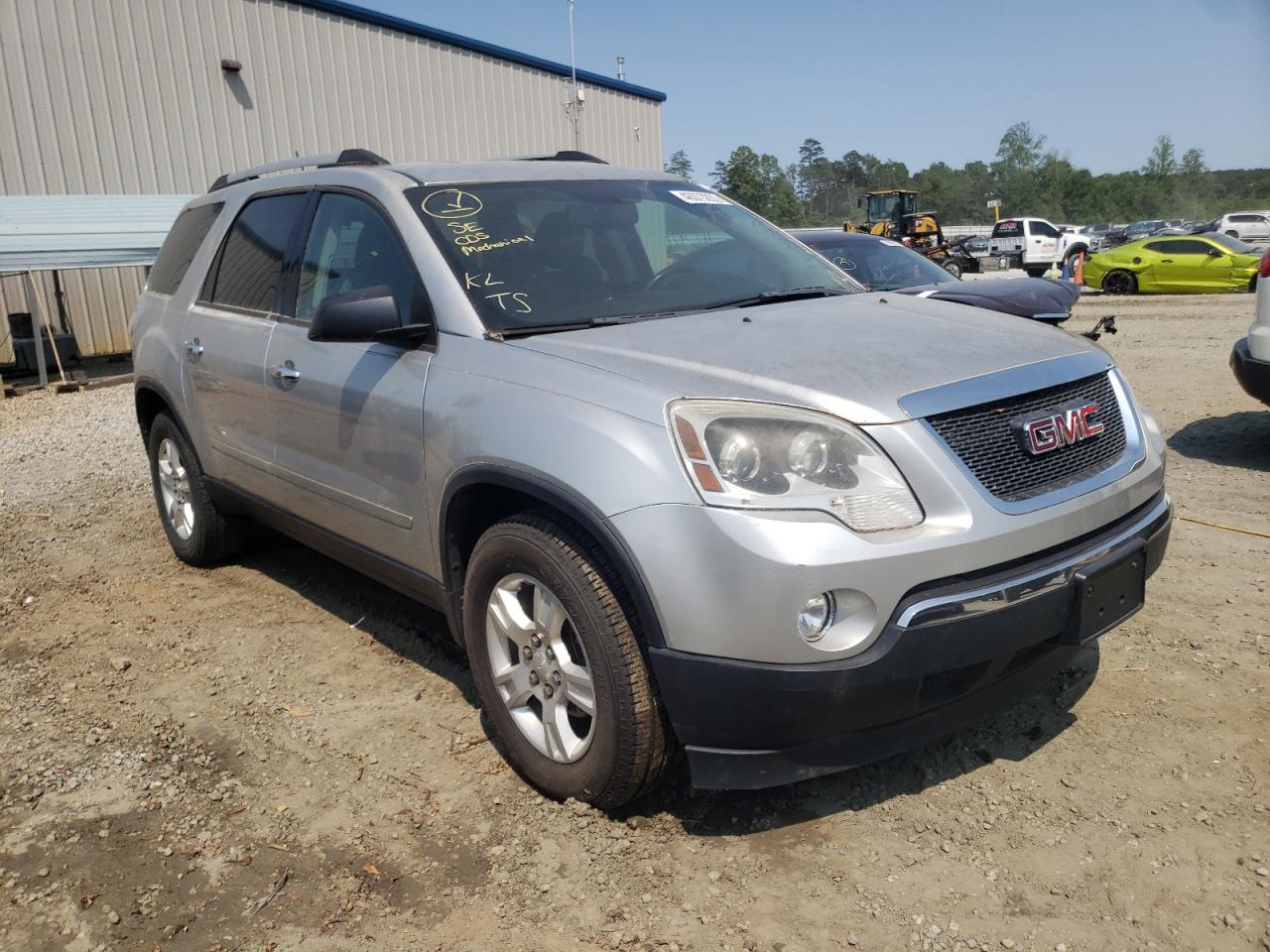 GMC ACADIA SLE 2010 with VIN 1GKLRLED6AJ217343 - Photo from auction