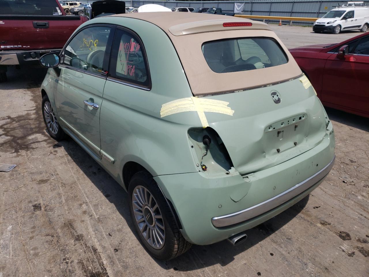 Photo 3 from auction – 2015 FIAT 500 LOUNGE with VIN 3C3CFFER4FT615690