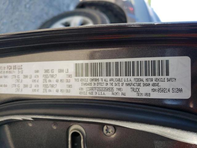 Photo 10 from auction – 2016 RAM 1500 ST with VIN 1C6RR7FG5GS350935