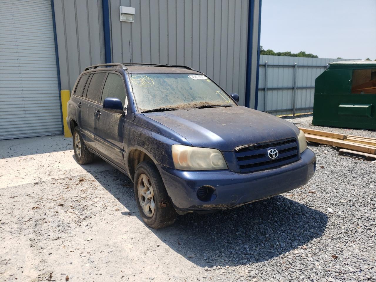 TOYOTA HIGHLANDER 2005 with VIN JTEGD21A350122585 - Photo from auction