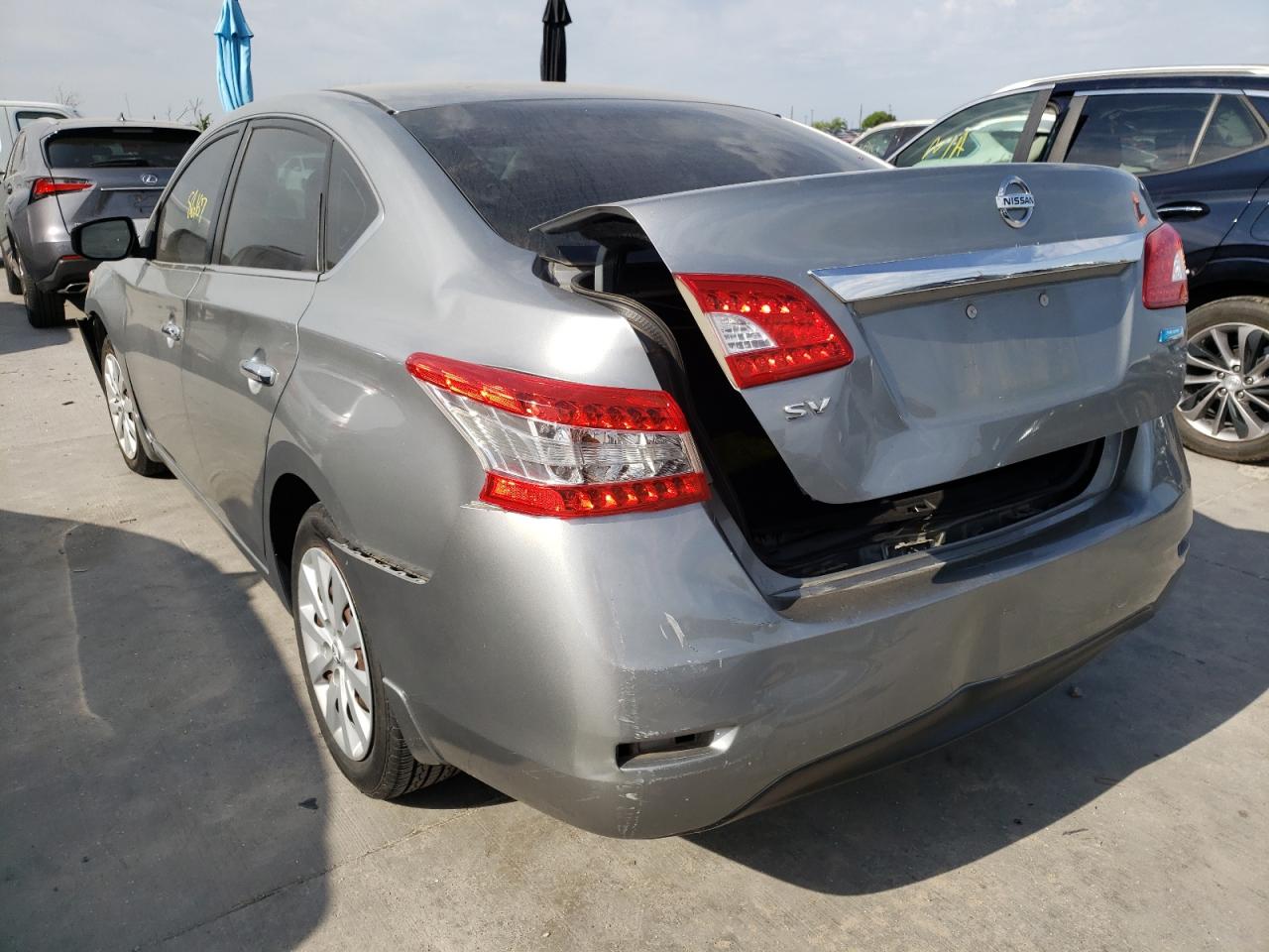 Photo 3 from auction – 2013 NISSAN SENTRA S with VIN 3N1AB7AP3DL656319