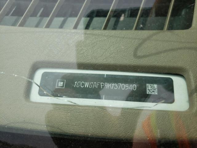 Photo 10 from auction – 2019 CHEVROLET EXPRESS G2 with VIN 1GCWGAFP9K1370540