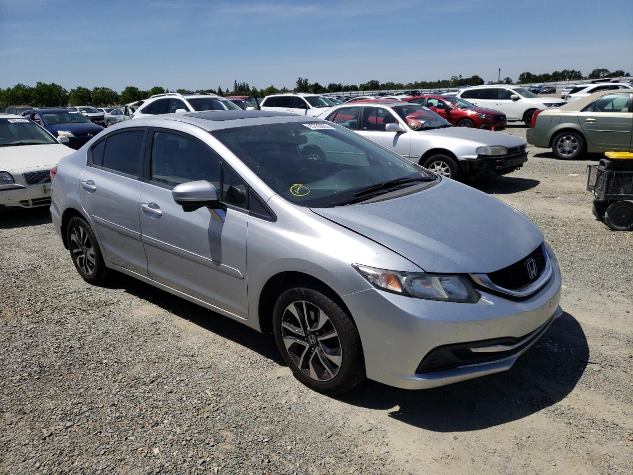 HONDA CIVIC EX 2015 with VIN 19XFB2F80FE298272 - Photo from auction