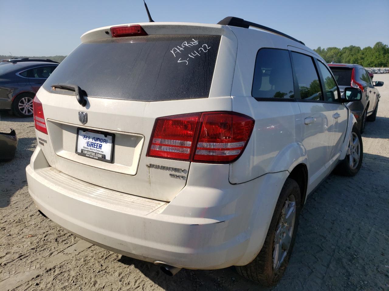 Photo 4 from auction – 2010 DODGE JOURNEY SX with VIN 3D4PH5FV9AT256748