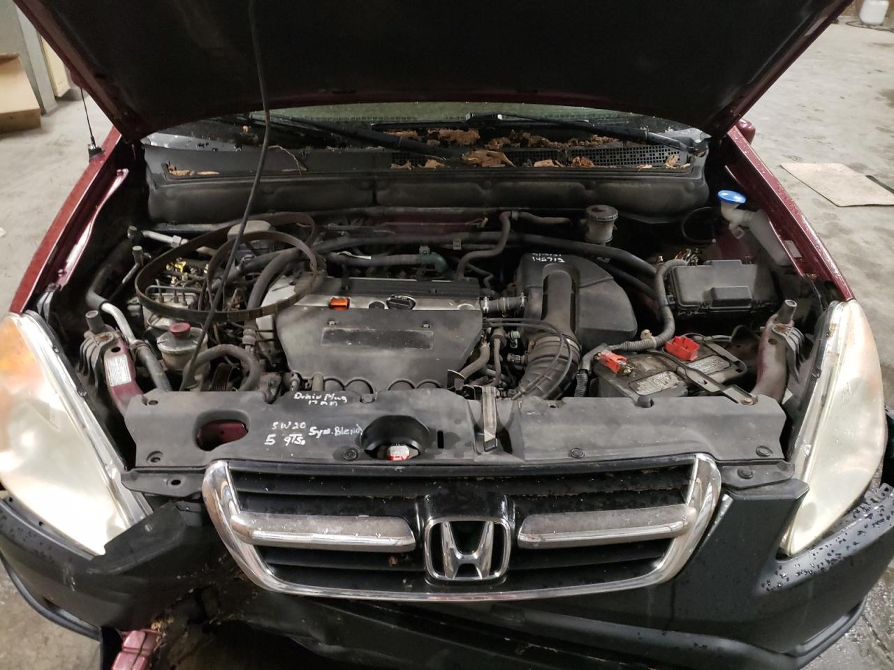 Photo 7 from auction – 2003 HONDA CR-V EX with VIN SHSRD78833U152609