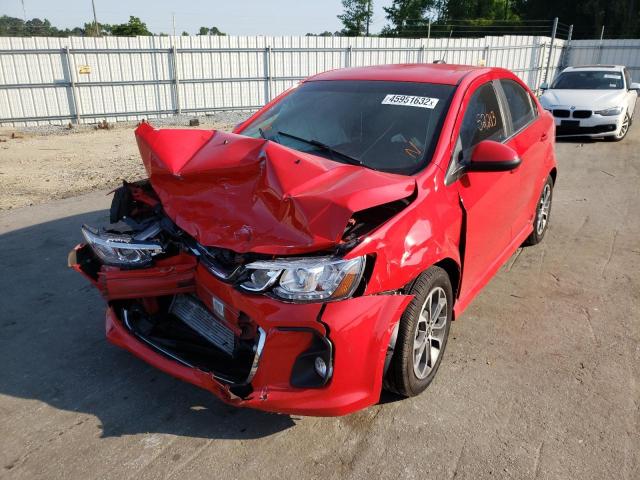 Photo 2 from auction – 2019 CHEVROLET SONIC with VIN 1G1JD5SB6K4129496