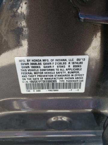 Photo 10 from auction – 2014 ACURA ILX 20 TEC with VIN 19VDE1F73EE000305