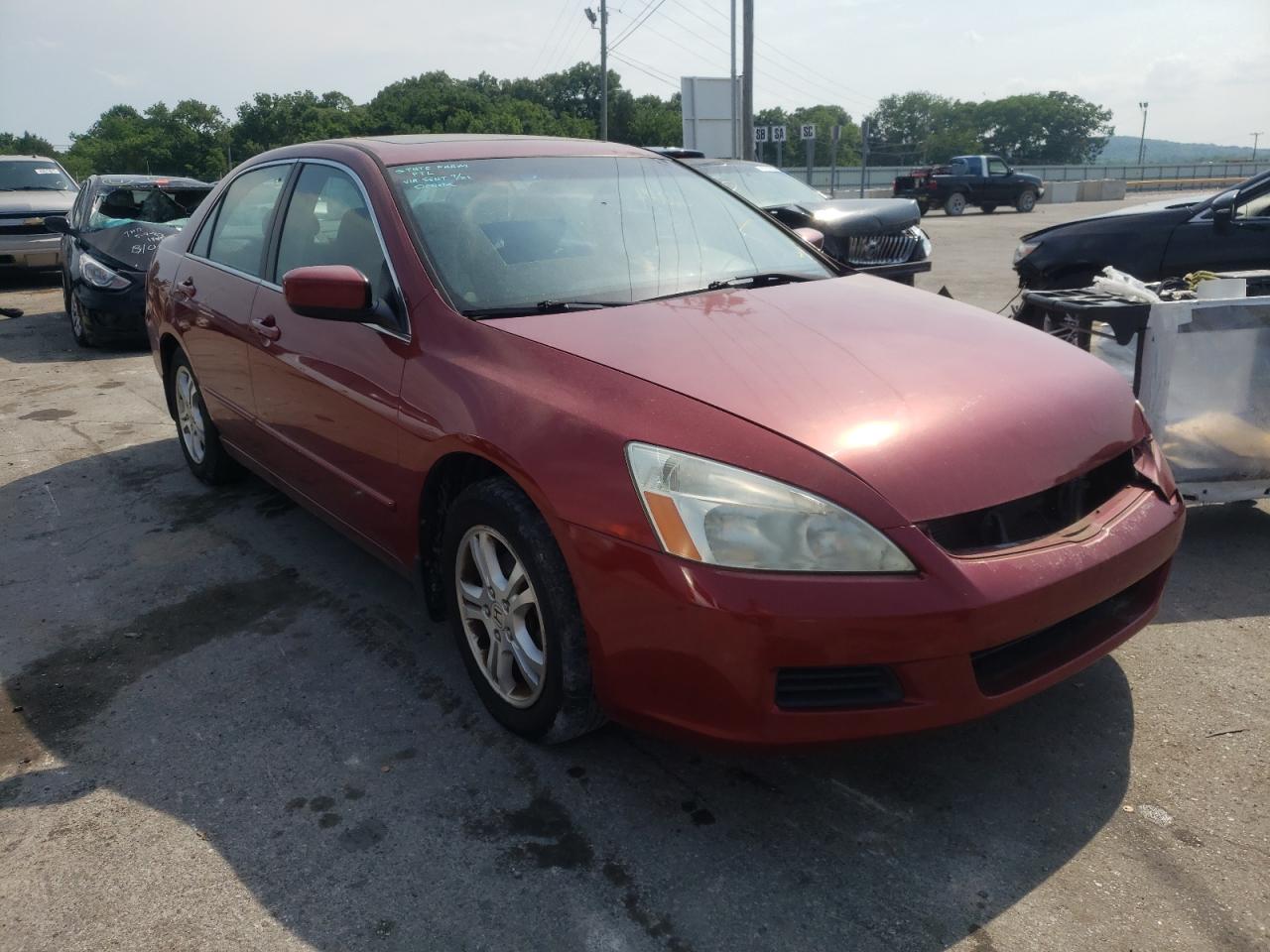 HONDA ACCORD EX 2007 with VIN 1HGCM56757A030779 - Photo from auction