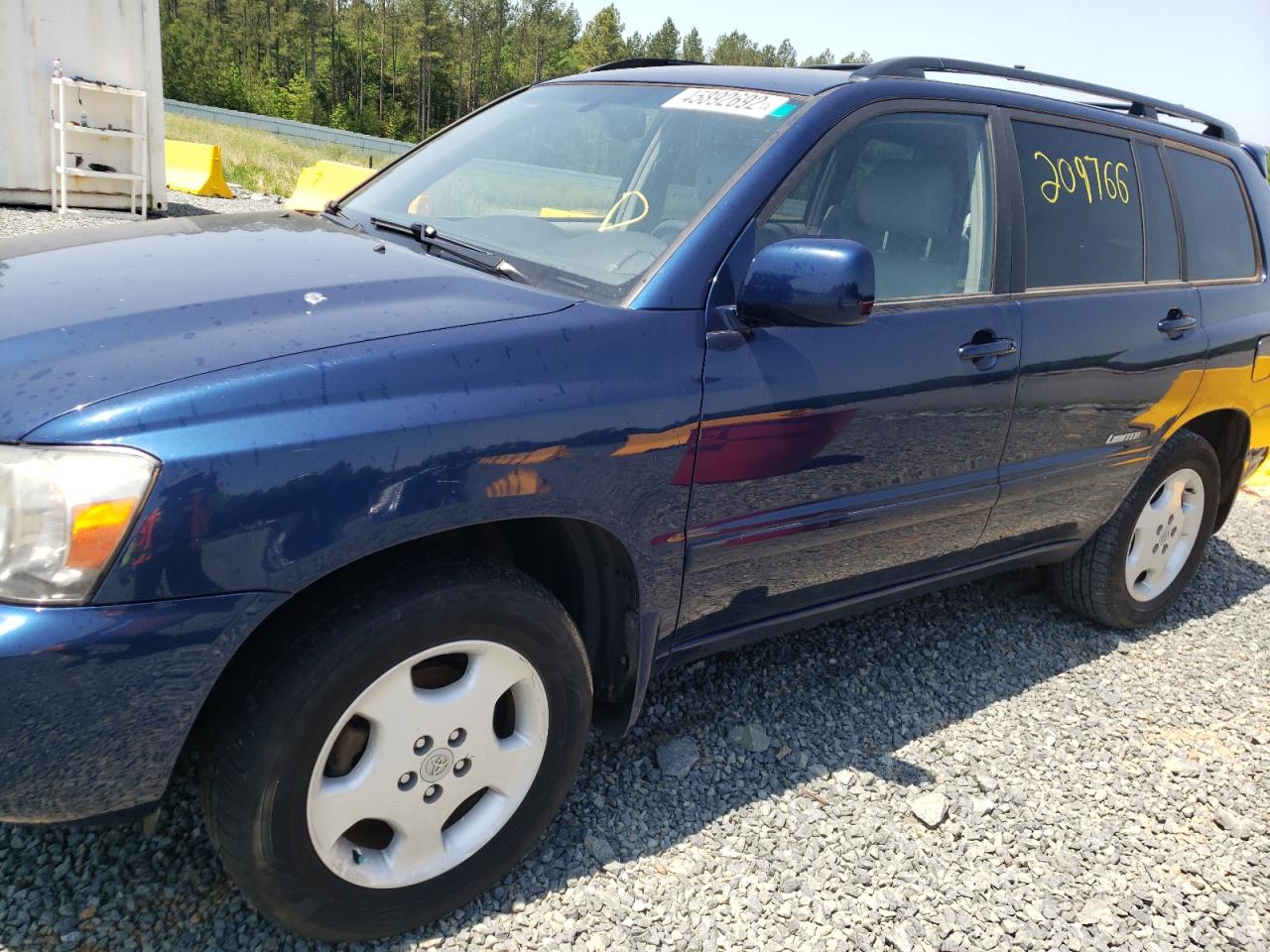 Photo 9 from auction – 2007 TOYOTA HIGHLANDER with VIN JTEEP21AX70221258