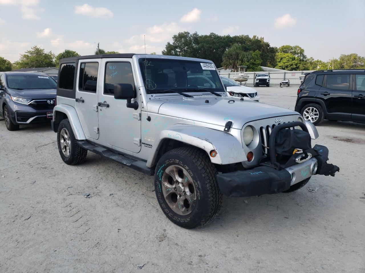 JEEP WRANGLER U 2012 with VIN 1C4BJWEG3CL280952 - Photo from auction