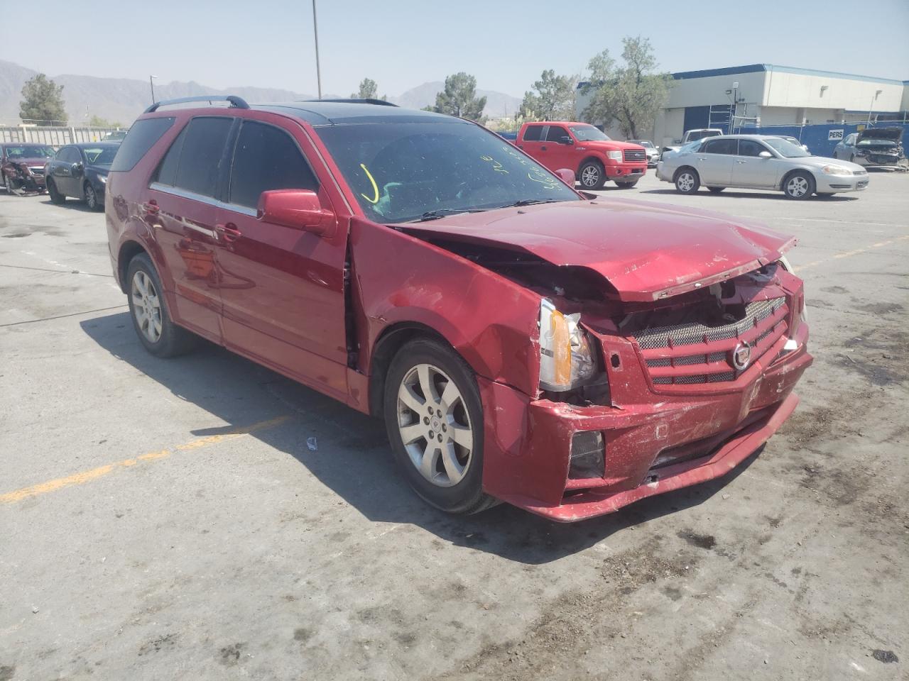 CADILLAC SRX 2008 with VIN 1GYEE637X80106187 - Photo from auction