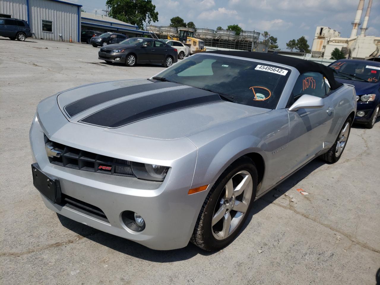 Photo 2 from auction – 2012 CHEVROLET CAMARO LT with VIN 2G1FB3D32C9211312