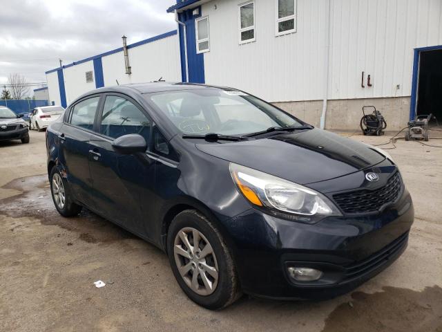 KIA RIO LX 2013 with VIN KNADM4A33D6281605 - Photo from auction