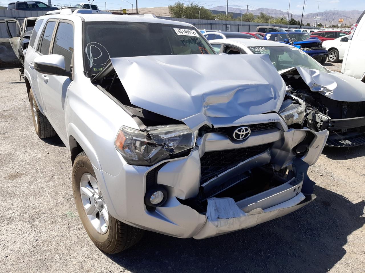 TOYOTA 4RUNNER SR 2016 with VIN JTEZU5JR5G5127907 - Photo from auction