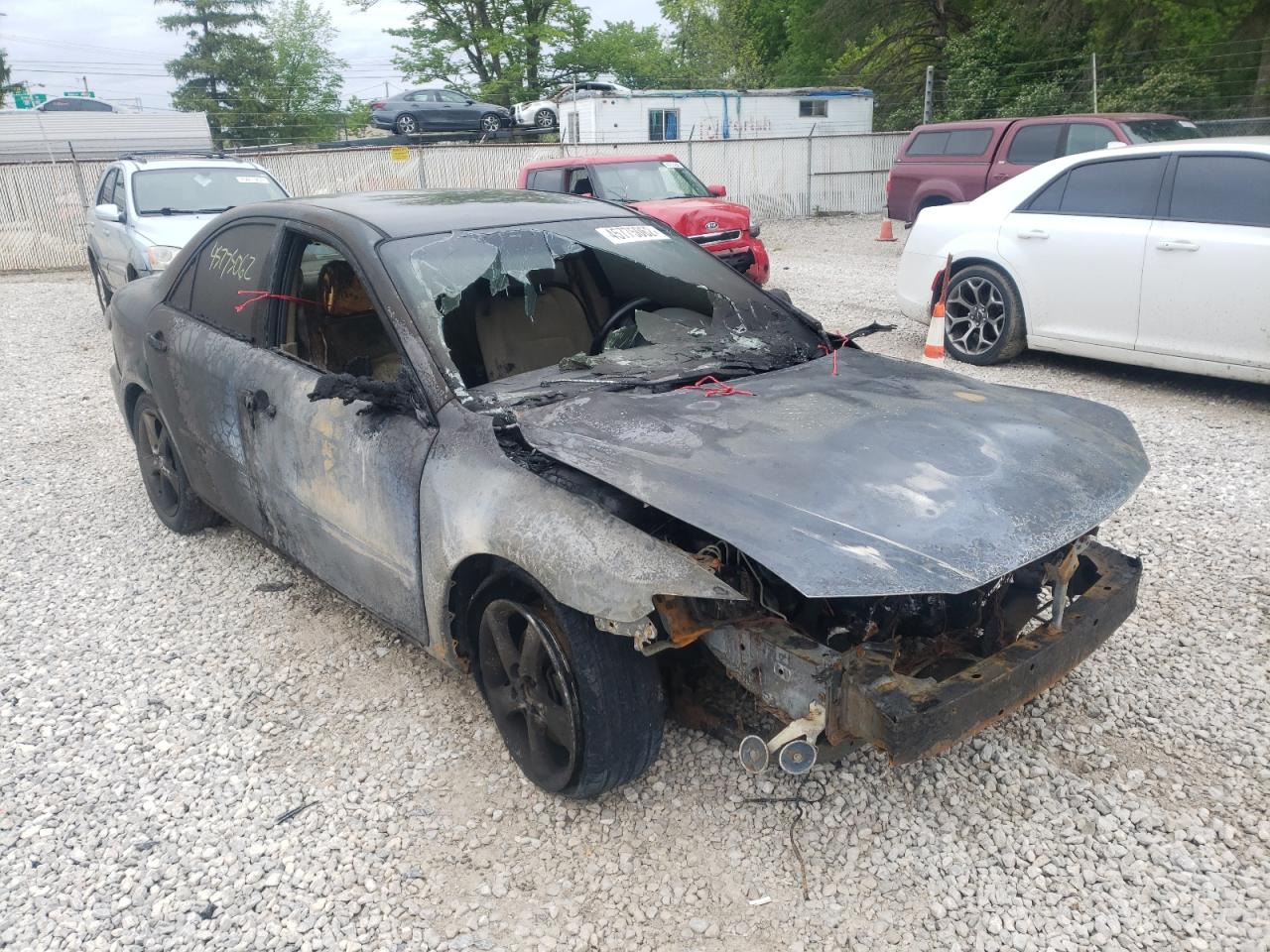 MAZDA 6 I 2008 with VIN 1YVHP80C585M29747 - Photo from auction
