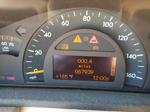 Photo 8 from auction – 2001 MERCEDES-BENZ C 320 with VIN WDBRF64J41F078919