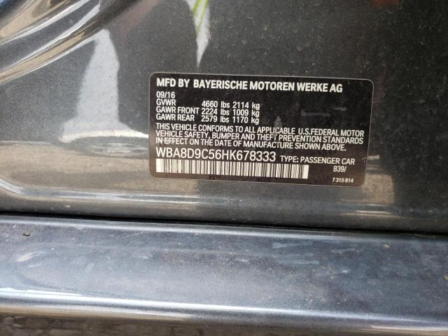 Photo 10 from auction – 2017 BMW 330 XI with VIN WBA8D9C56HK678333