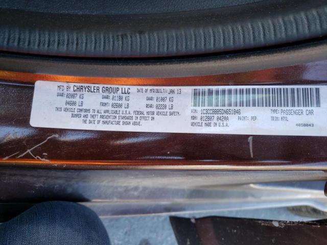 Photo 10 from auction – 2013 CHRYSLER 200 TOURIN with VIN 1C3CCBBB5DN651846
