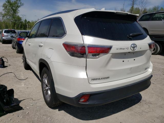 Photo 3 from auction – 2014 TOYOTA HIGHLANDER with VIN 5TDJKRFH5ES043155