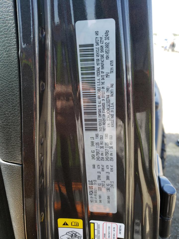 Photo 10 from auction – 2018 JEEP WRANGLER U with VIN 1C4HJXDNXJW183744