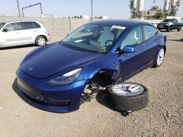 Photo 2 from auction – 2021 TESLA MODEL 3 with VIN 5YJ3E1EA5MF032102