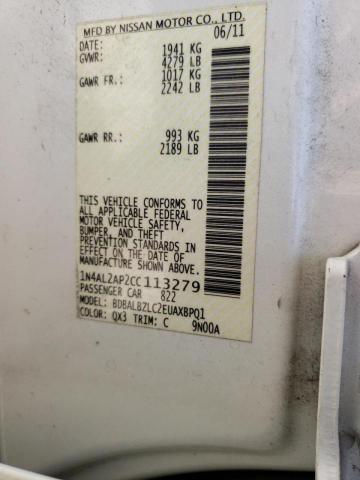 Photo 10 from auction – 2012 NISSAN ALTIMA with VIN 1N4AL2AP2CC113279