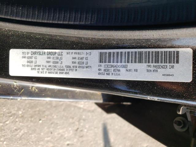 Photo 10 from auction – 2014 CHRYSLER 200 LX with VIN 1C3CCBAG4EN103822