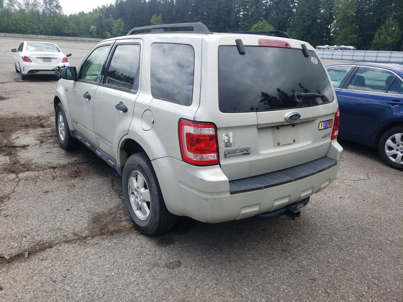 Photo 3 from auction – 2008 FORD ESCAPE XLT with VIN 1FMCU93178KD99950