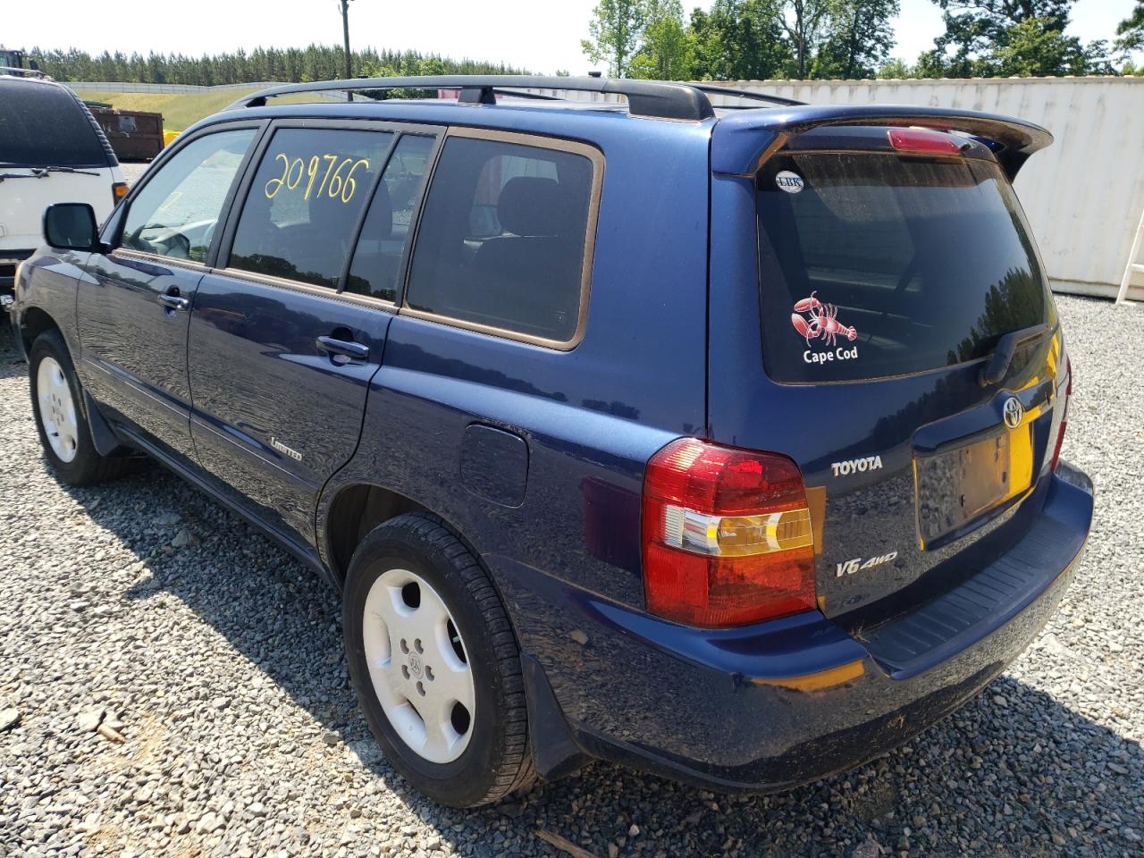 Photo 3 from auction – 2007 TOYOTA HIGHLANDER with VIN JTEEP21AX70221258
