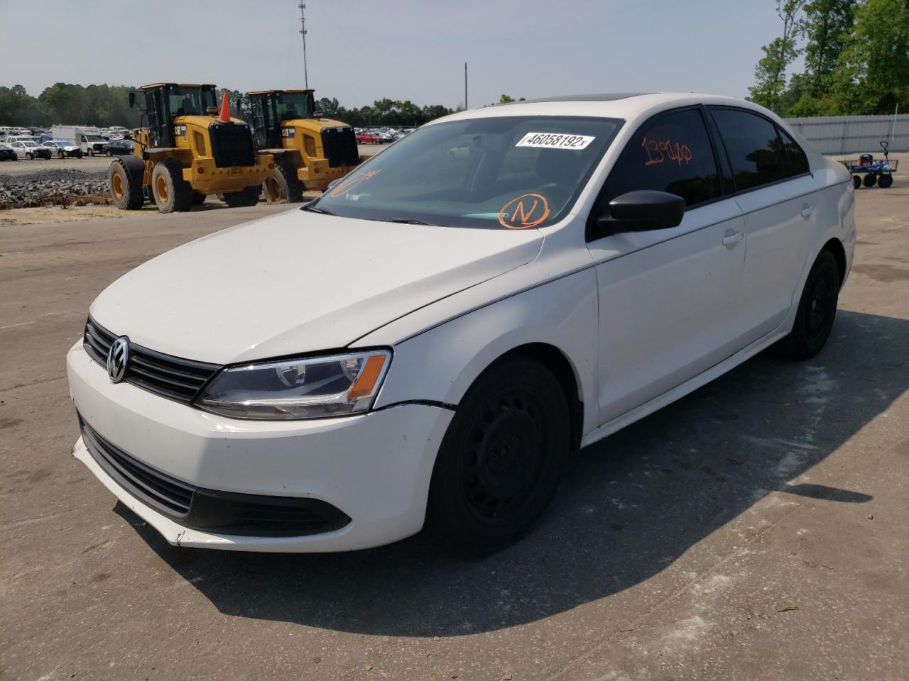 Photo 2 from auction – 2012 VOLKSWAGEN JETTA with VIN 3VW2K7AJ1CM338136