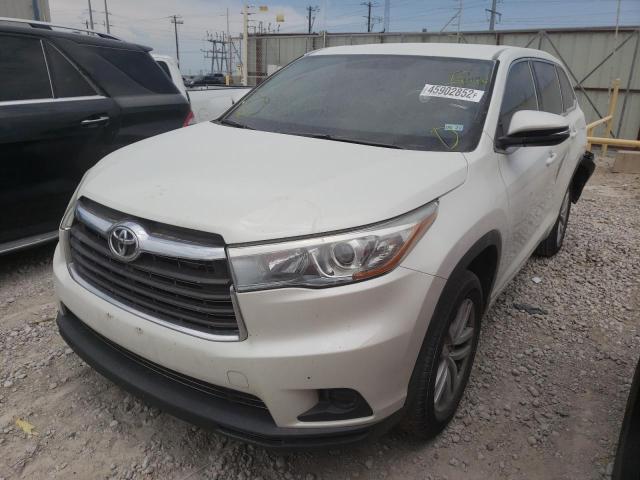 Photo 2 from auction – 2016 TOYOTA HIGHLANDER with VIN 5TDZARFH5GS018992