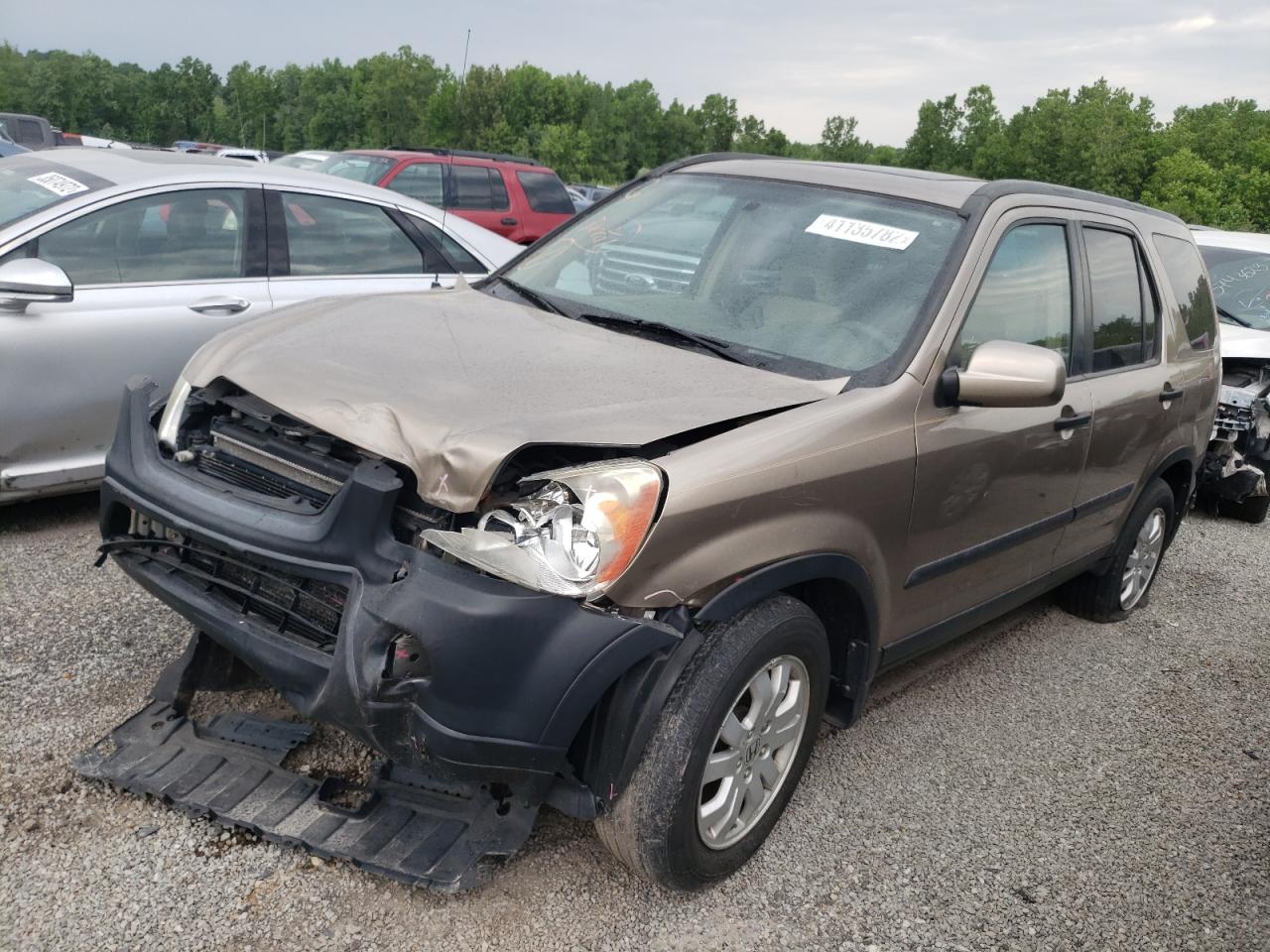 Photo 2 from auction – 2005 HONDA CR-V EX with VIN SHSRD78845U335066