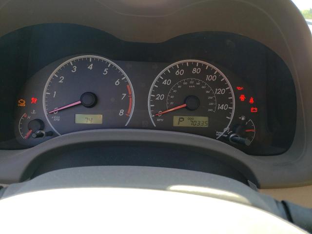 Photo 8 from auction – 2010 TOYOTA COROLLA BA with VIN 2T1BU4EE7AC250285