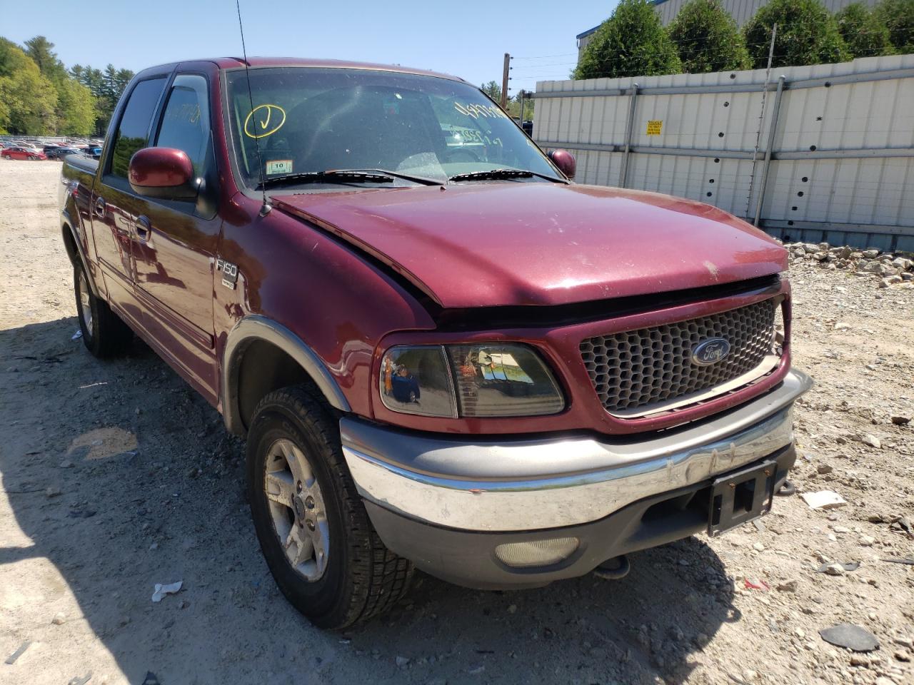 Photo 1 from auction – 2003 FORD F150 SUPER with VIN 1FTRW08LX3KB03634