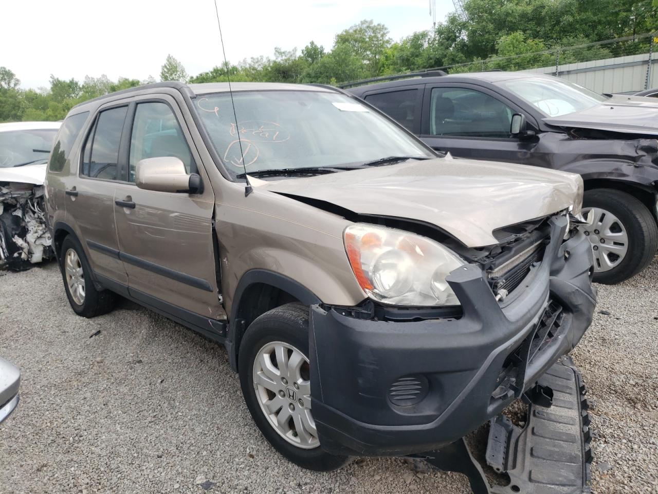 Photo 1 from auction – 2005 HONDA CR-V EX with VIN SHSRD78845U335066