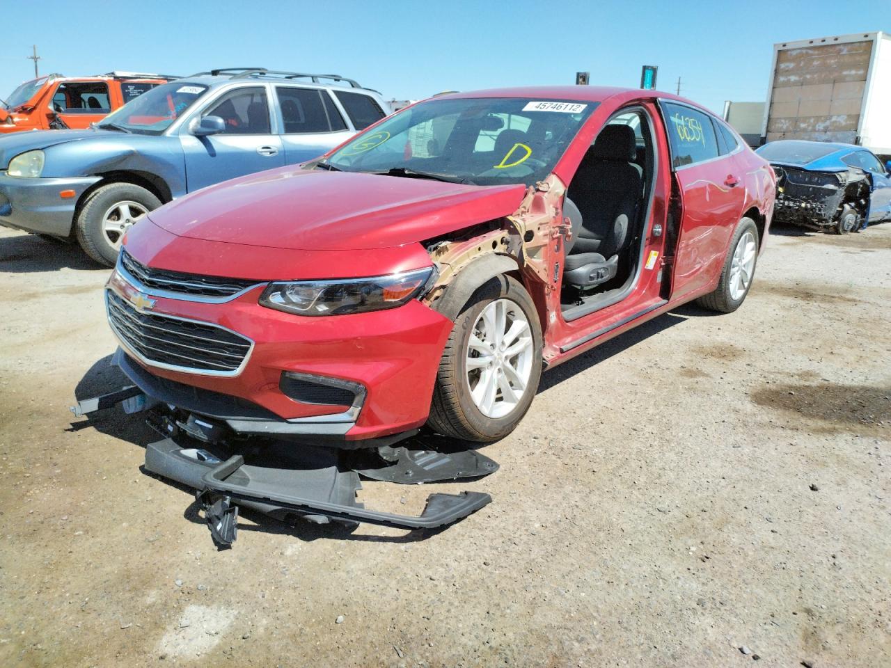 Photo 2 from auction – 2016 CHEVROLET MALIBU LT with VIN 1G1ZE5ST6GF230087