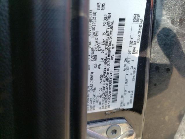 Photo 10 from auction – 2014 FORD ESCAPE SE with VIN 1FMCU9G92EUE37245
