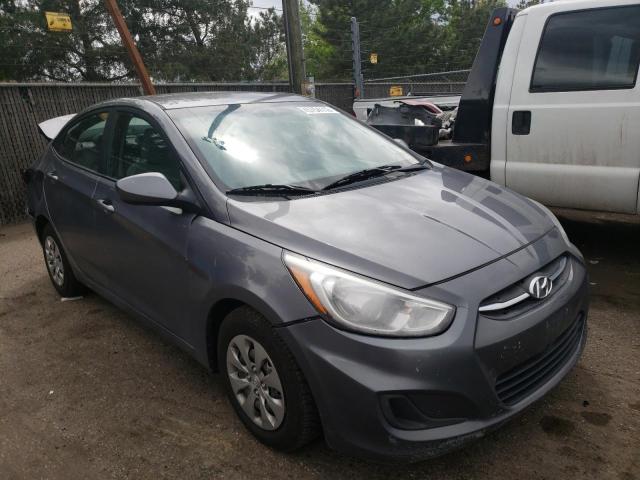 HYUNDAI ACCENT SE 2017 with VIN KMHCT4AE6HU313253 - Photo from auction