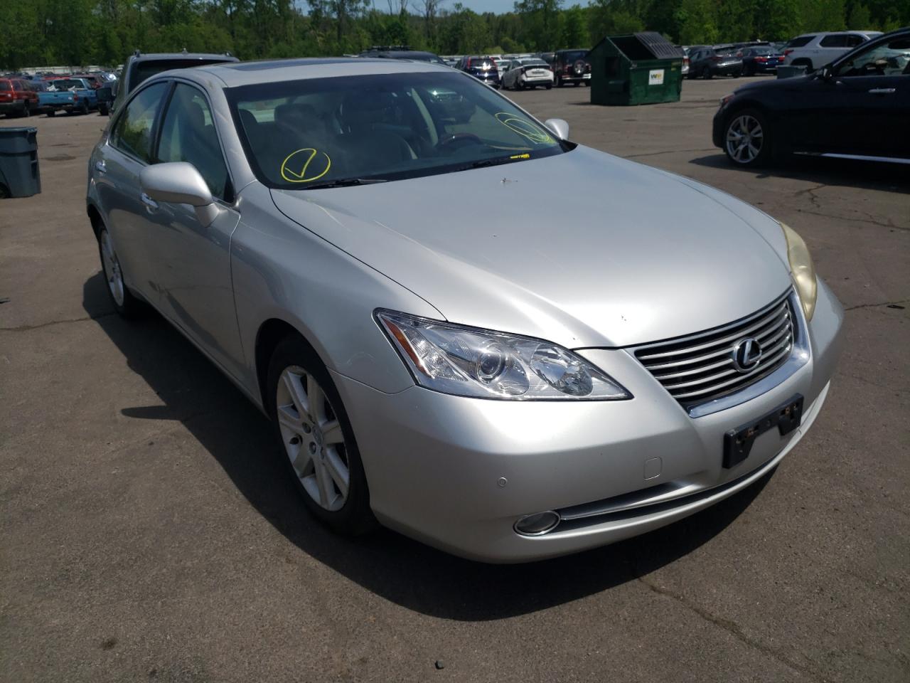 LEXUS ES 350 2009 with VIN JTHBJ46G092300798 - Photo from auction