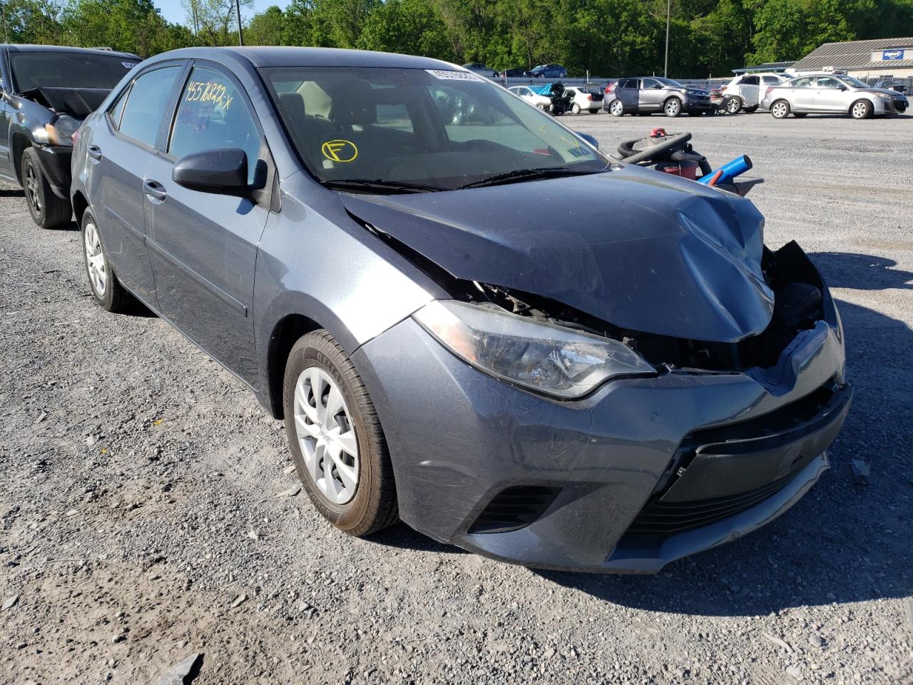 TOYOTA COROLLA EC 2014 with VIN 2T1BPRHEXEC193733 - Photo from auction